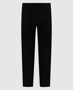 Stefano Ricci Black cashmere pants MDT63000105428
