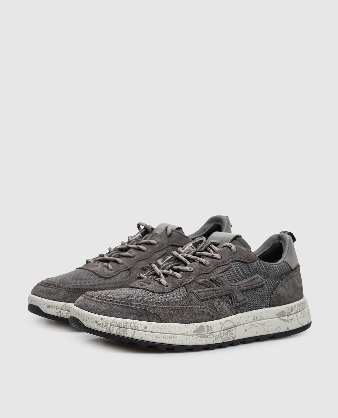 Nous grey combination sneakers Premiata 2
