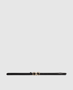 Twinset Black leather belt 261TA4180