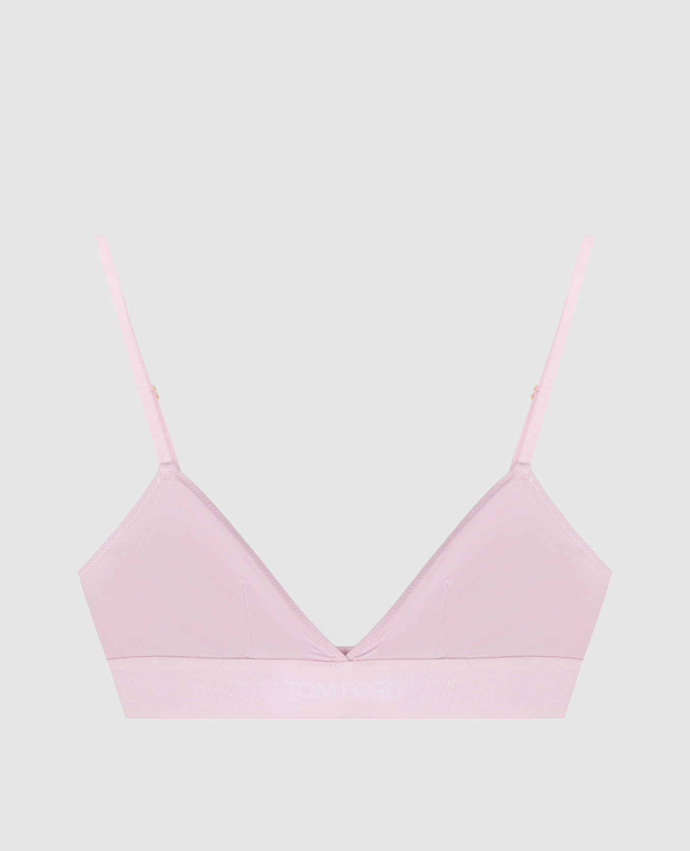 

Pink bralette with logo pattern Tom Ford