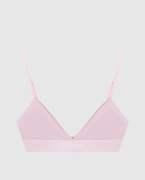 Tom Ford Pink bralette with logo pattern BRJ009JEX166