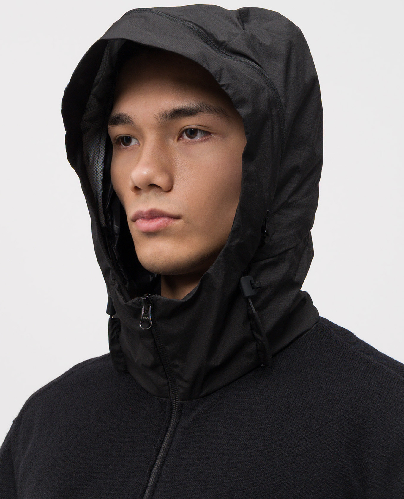 

Black hooded wool sports jacket C.P. Company Metropolis