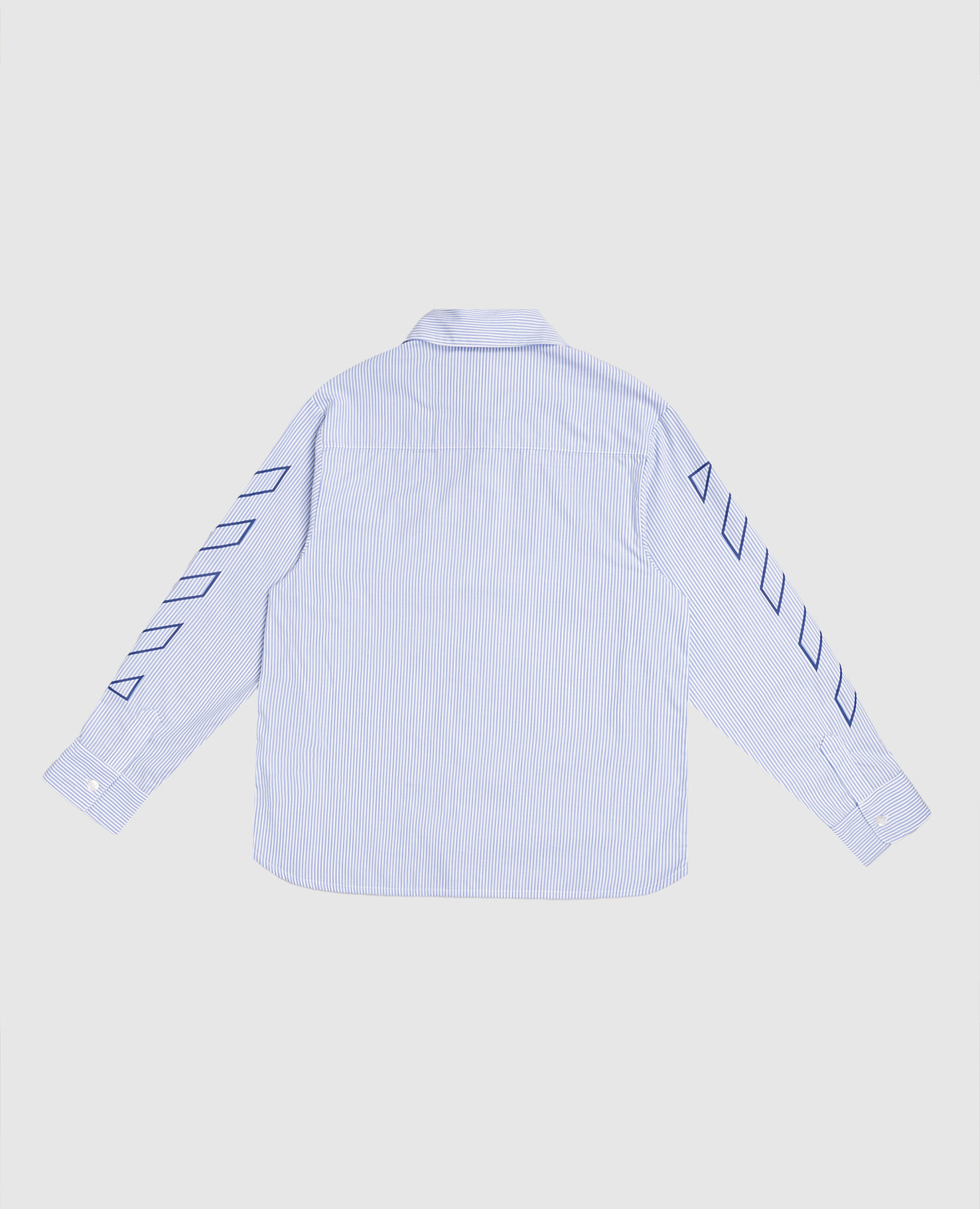 Children's blue striped shirt Off-White 2