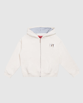 Sprayground Children's sports jacket in ivory color SPY1576GIVO