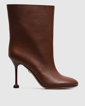 Babe Pay Pls Brown leather ankle boots 410927KO