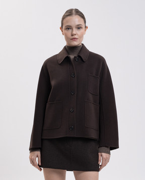 Max Mara Brown CLOE wool jacket SMMCLOE