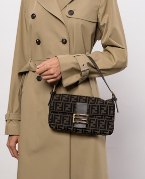 Fendi Baguette bag in monogram pattern 8BR850B17A
