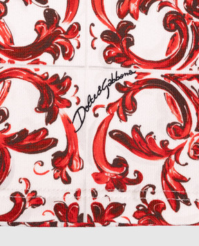 Dolce&Gabbana Children's shorts with branded print L1JQR9II7KU