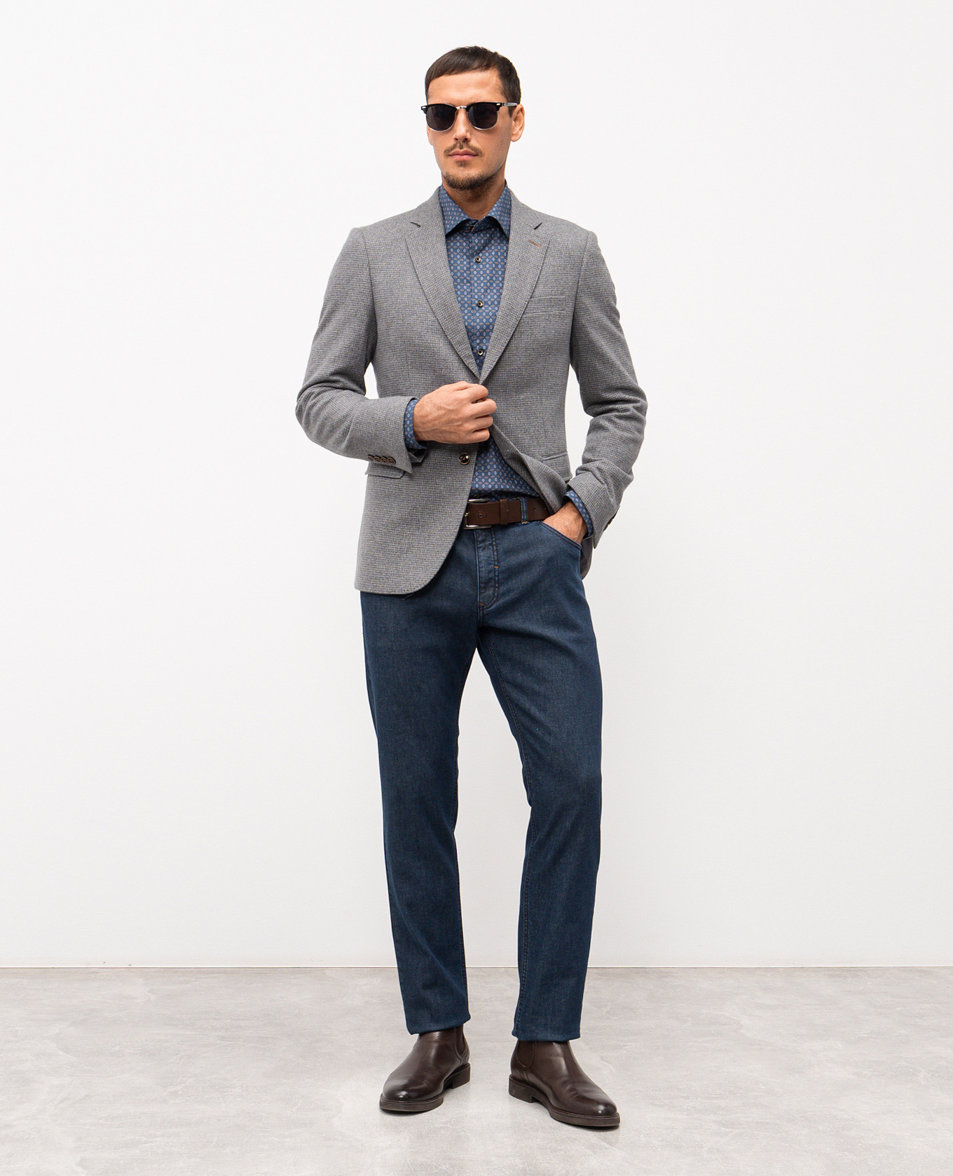 

Blue patterned shirt Florentino