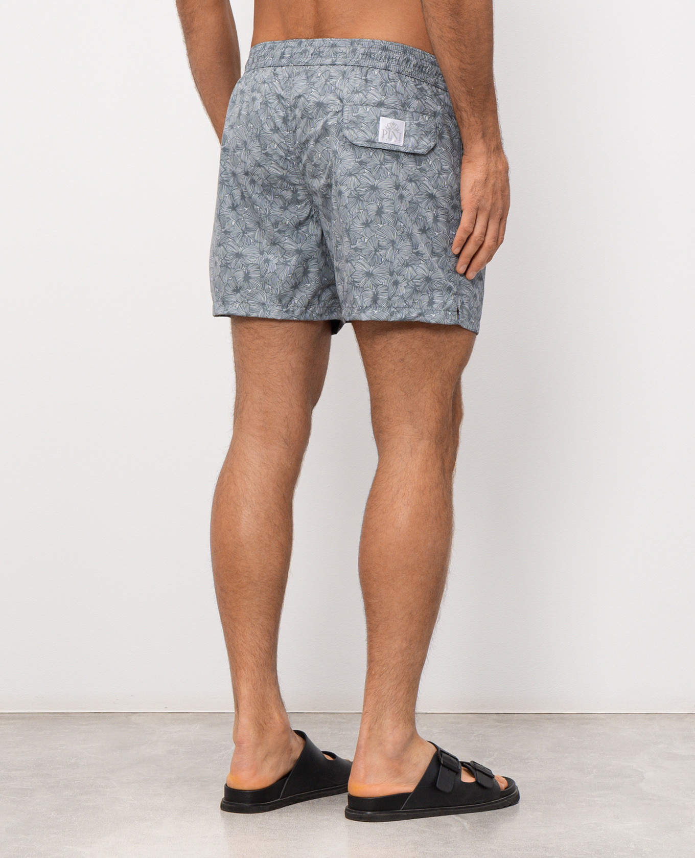

Green printed swim shorts Pini Parma