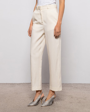Loulou de Saison KIAN ivory wool trousers KIAN