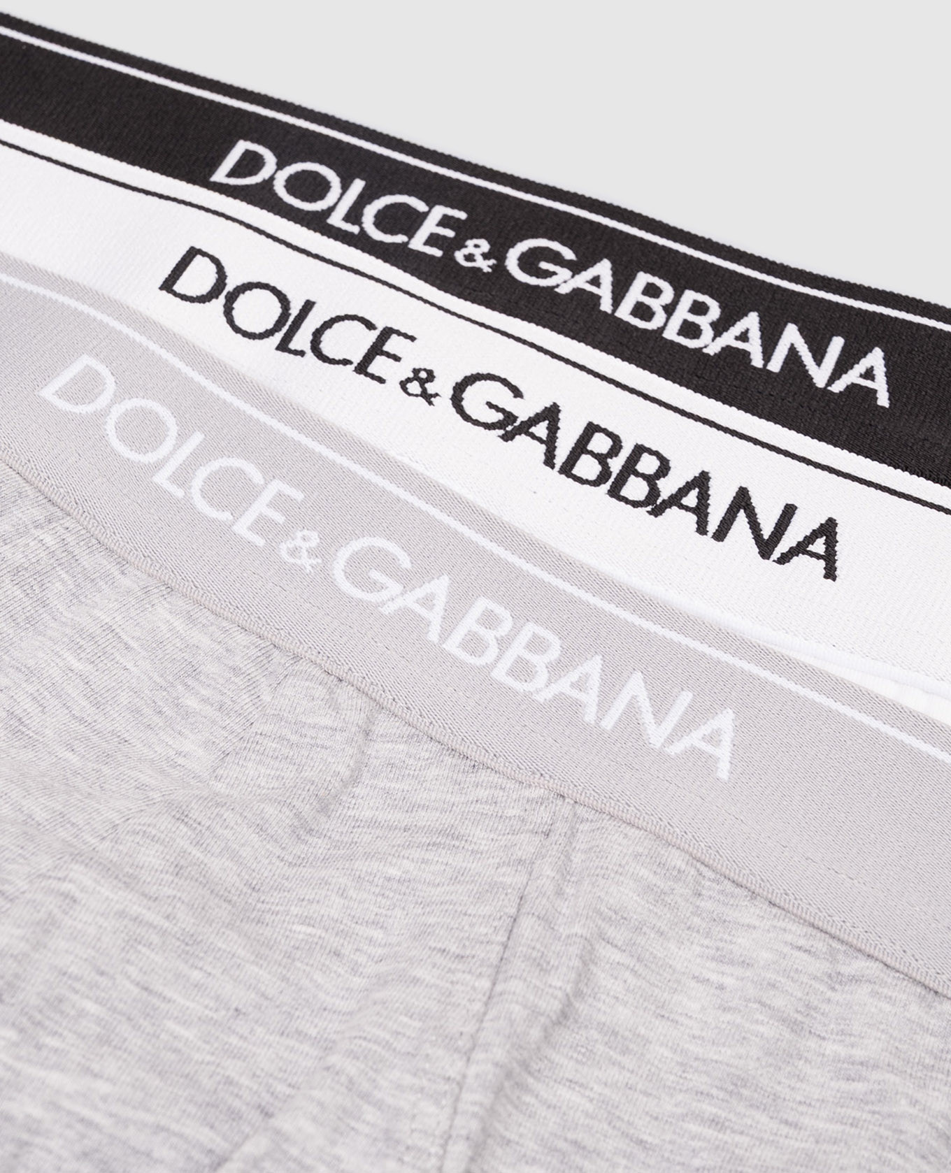 

Logo patterned brief set Dolce&Gabbana, White