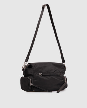 Max & Co Black messenger bag with logo MCAGIORNATA