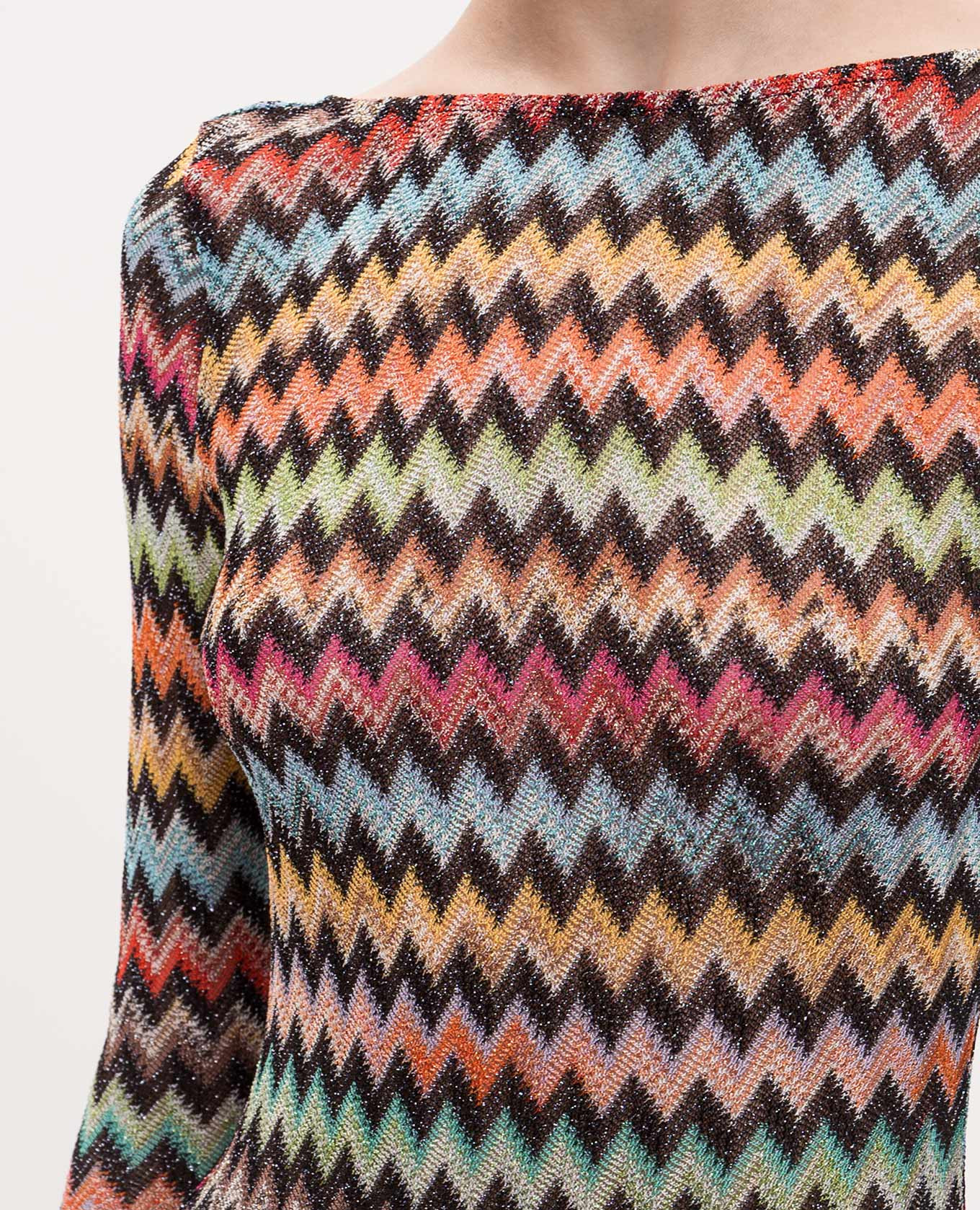 

Patterned open-back dress Missoni, White