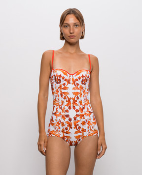 Dolce&Gabbana Swimsuit in branded print O9A13JONO19