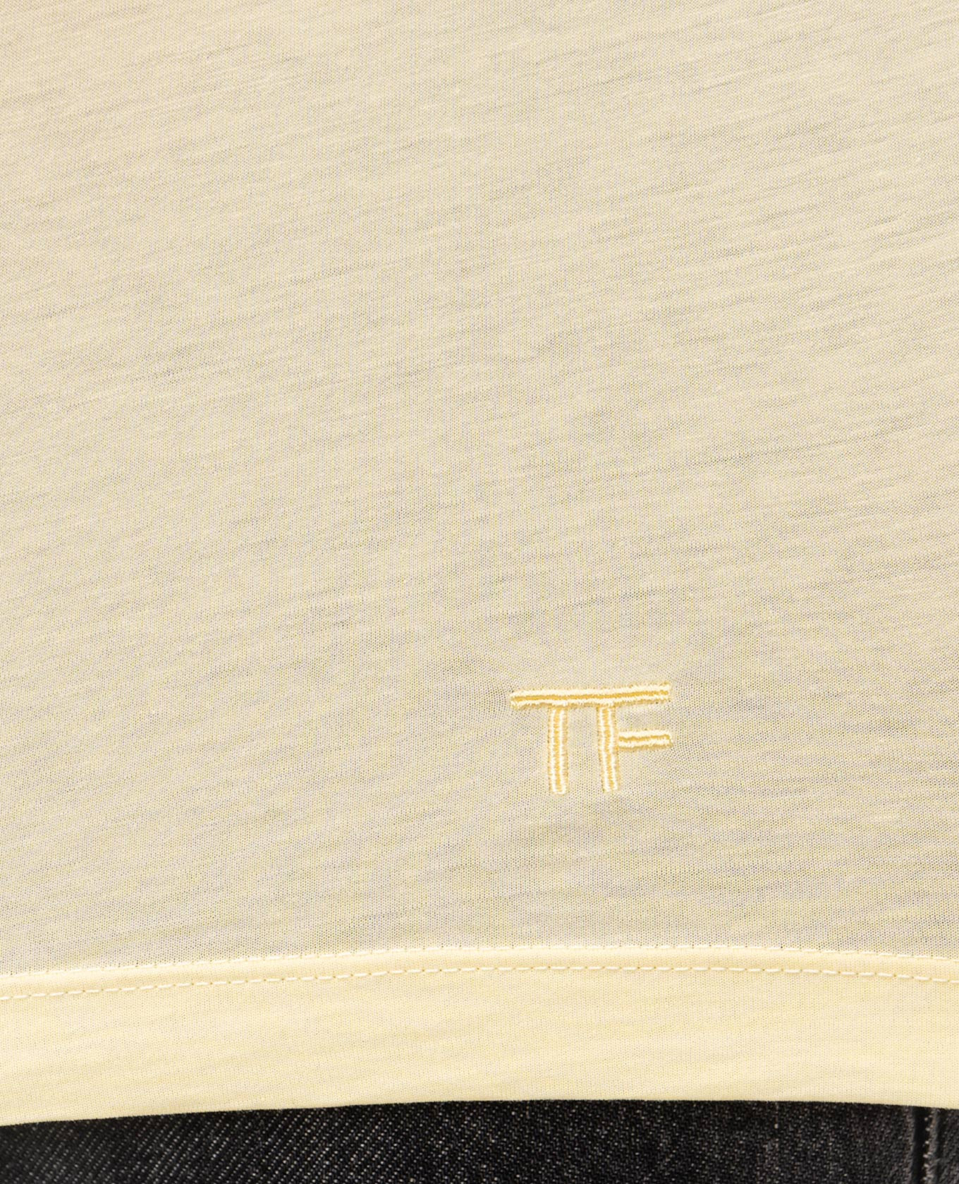 

Yellow silk t-shirt Tom Ford