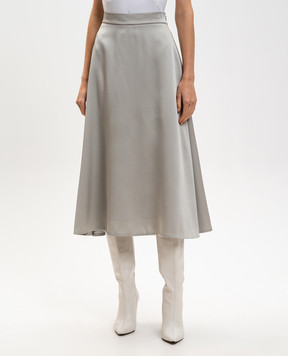 Brunello Cucinelli Gray midi skirt M0H38G3679