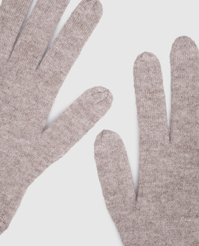 Allude Beige cashmere gloves 26592000