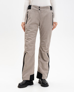MooRER Beige MARCORA wool ski pants MARCORAMQ