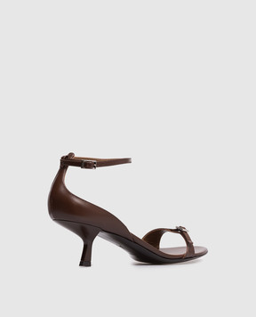 Giuseppe Zanotti Alien brown leather sandals E600008