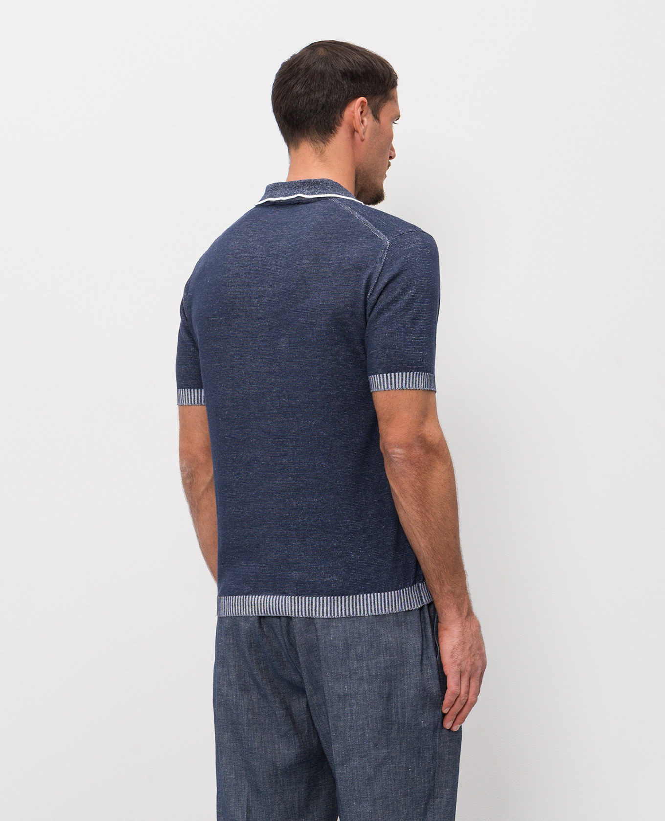 Blue polo shirt ADOLFO MooRER 4