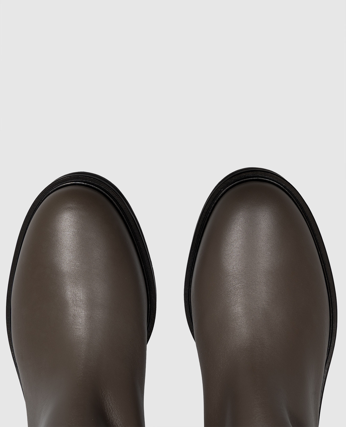 Brown leather Henry boots Aeyde 4