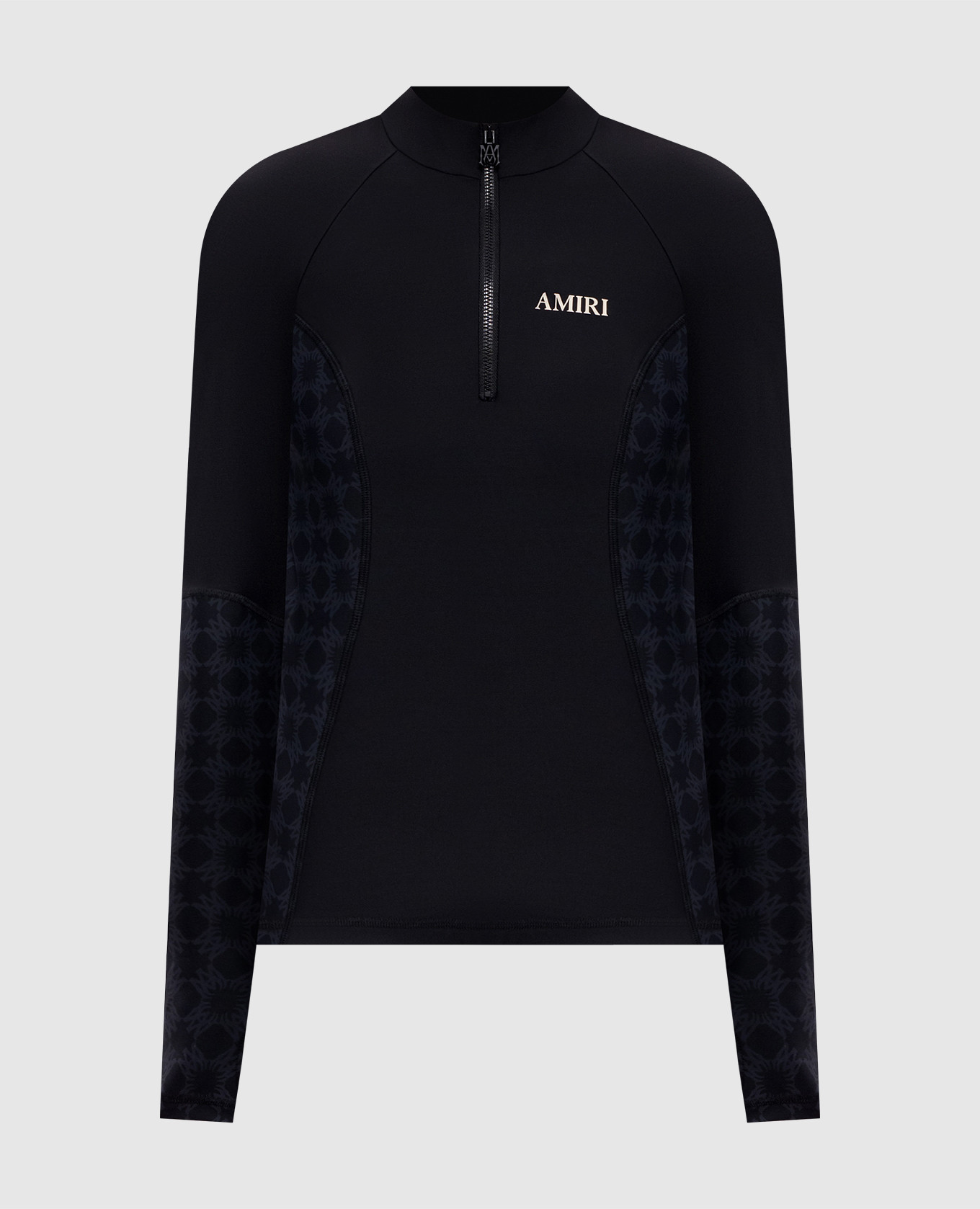 Pull noir imprimé