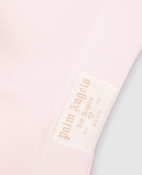 Palm Angels Pink bodice with patch PLA1UWTP08SI