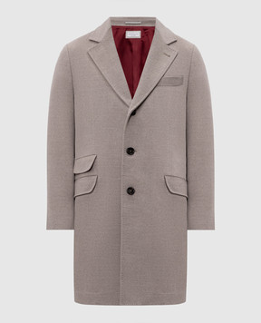 Brunello Cucinelli Gray wool coat MV4679039