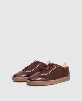 Brunello Cucinelli Brown suede sneakers MZULDGJ336