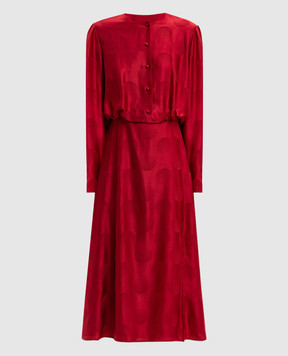 Valentino Red silk dress 9B3VALF0ABF