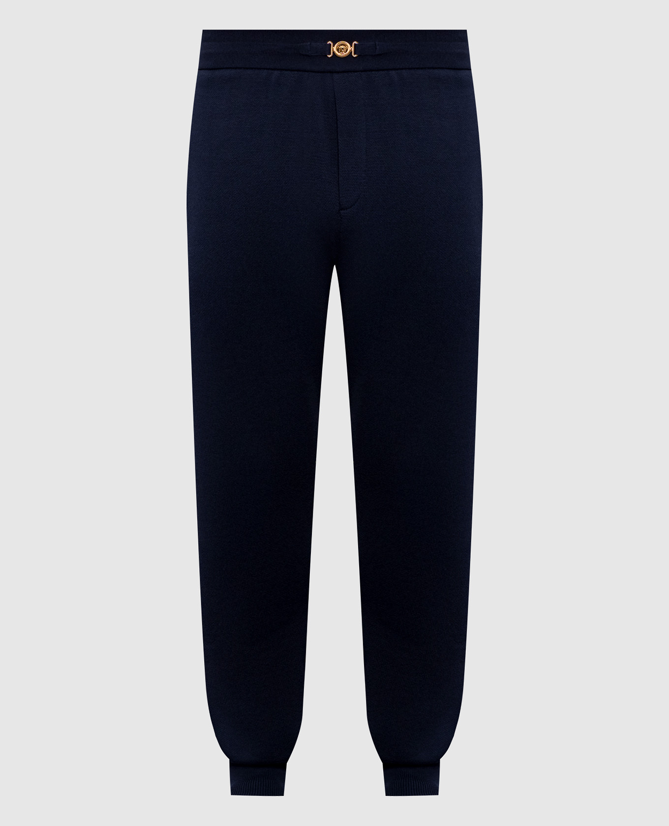 

Blue cashmere joggers Versace