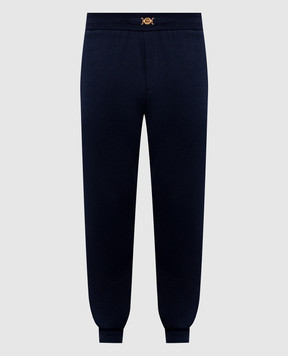 Versace Blue cashmere joggers 10187191A12912