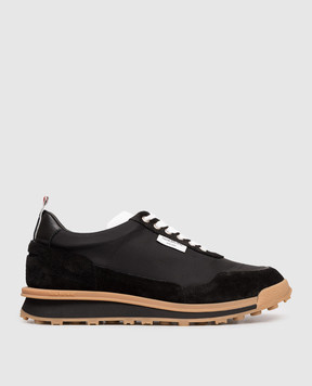 Thom Browne Black combination sneakers with logo MFD271BF0488