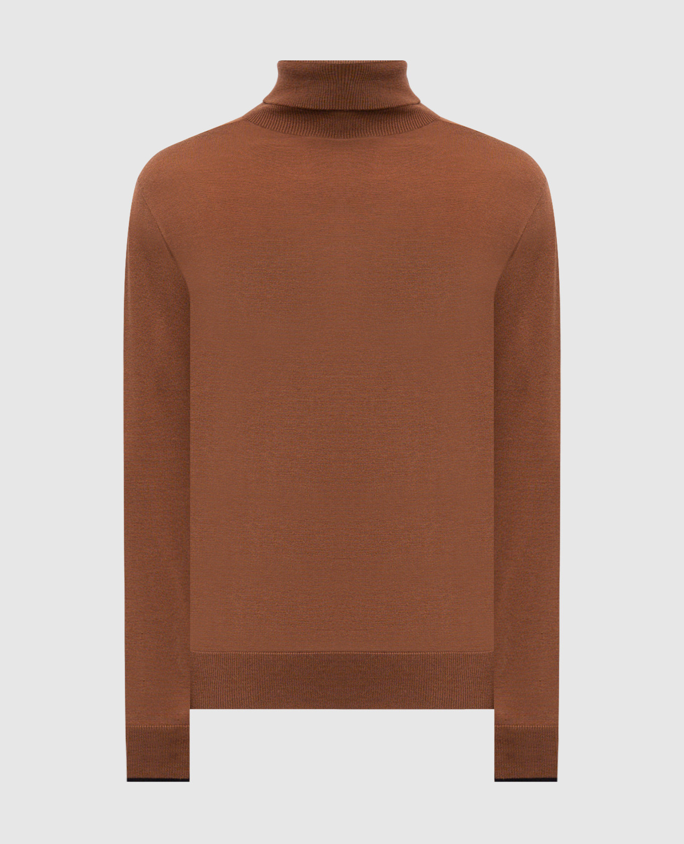 

Brown wool golf Peserico