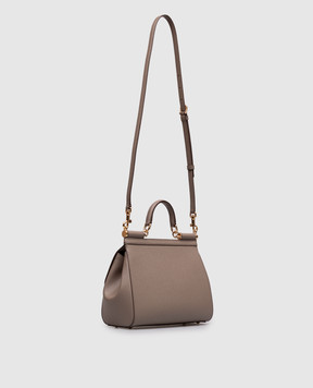 Dolce&Gabbana Beige leather bag Sicily BB6002B1001