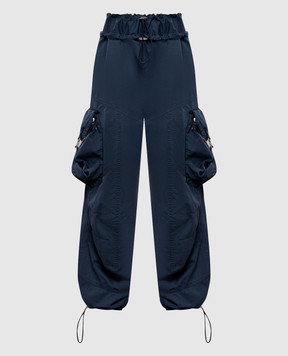 The Attico Blue cargo pants 261WCP00313CCC147OD