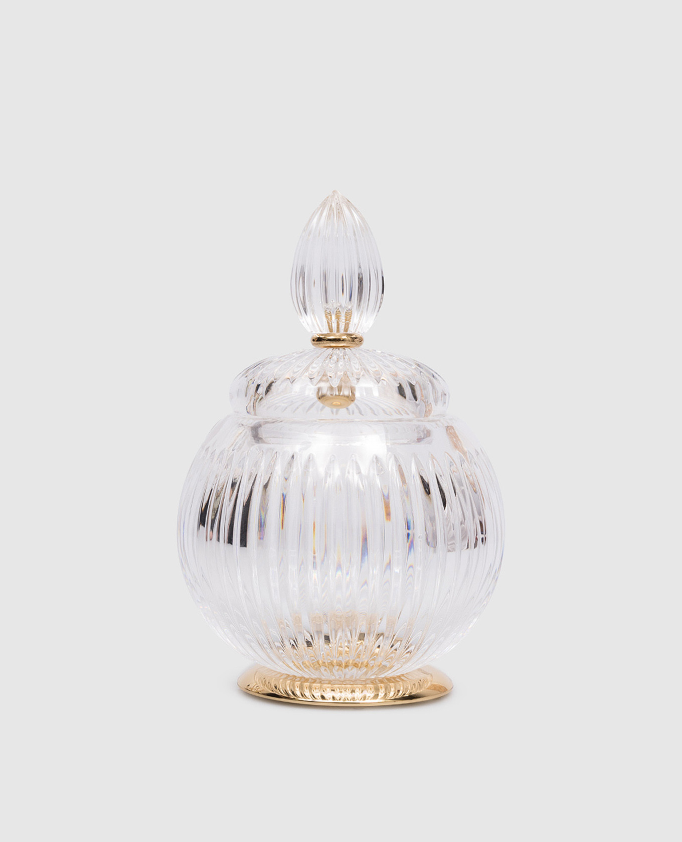 

Crystal organizer for cotton pads and sticks Elegance Treesseci, Transparent