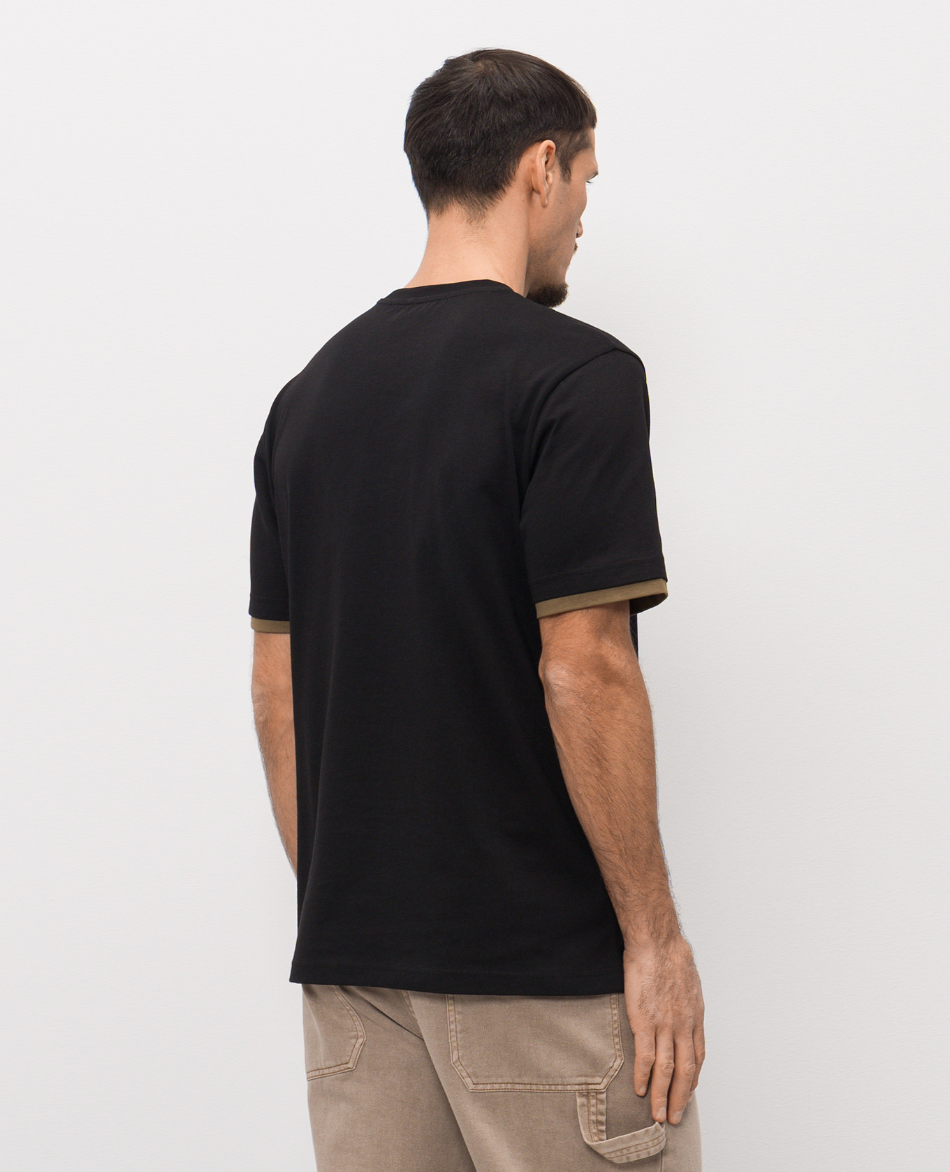 

Black layered T-shirt Iceberg