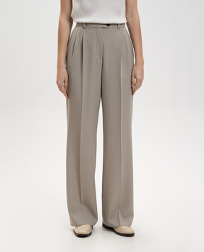 The Row Grey wool pants Virgil 10539W2812