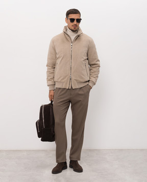 Peserico Ivory wool and cashmere turtleneck R59549F12947E0