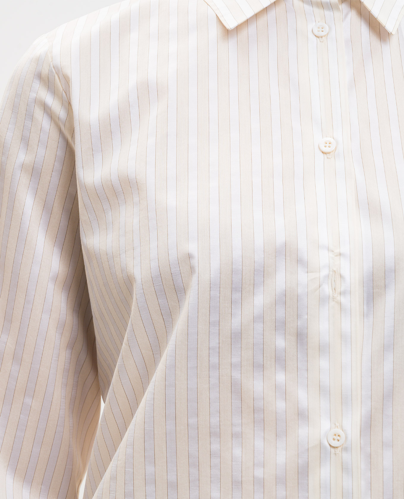

Beige striped shirt Peserico