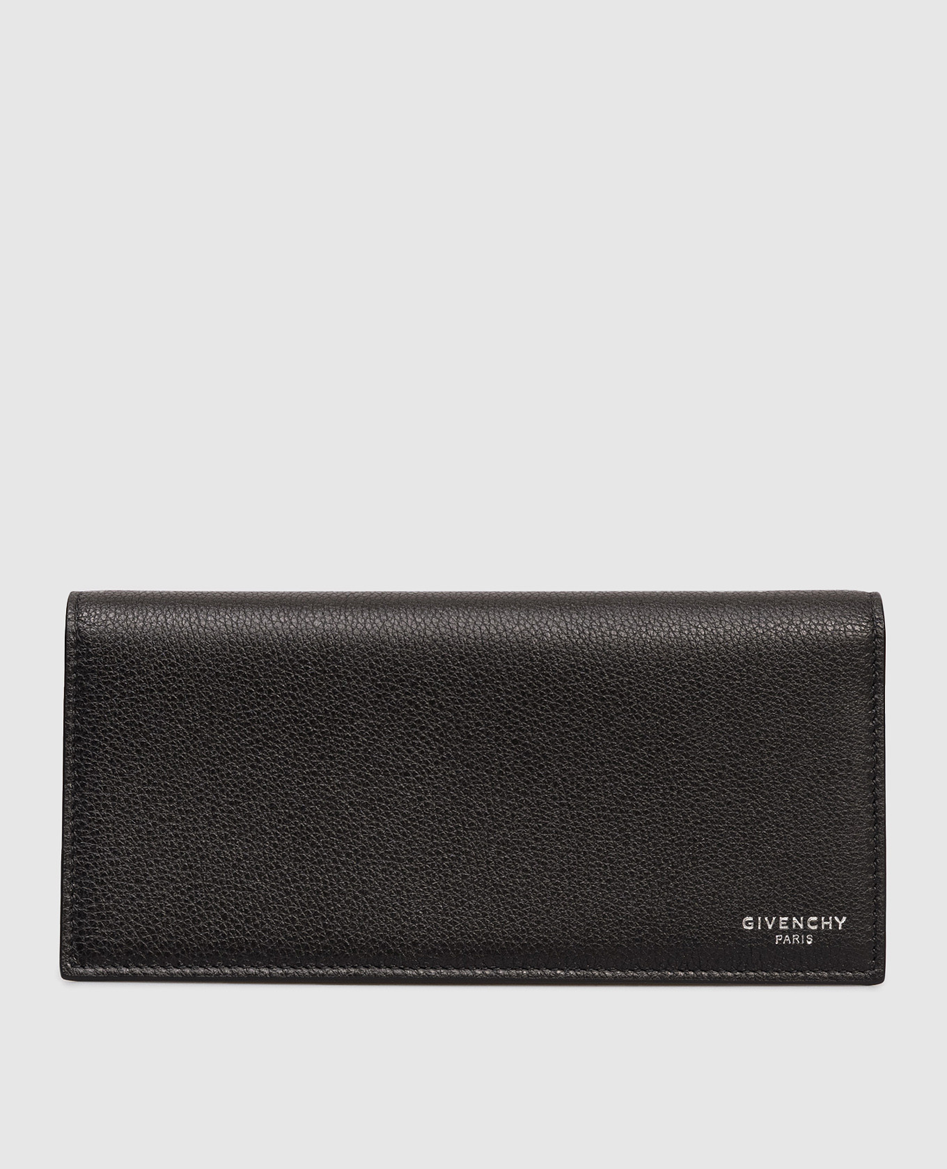 

Black leather wallet with logo print Givenchy