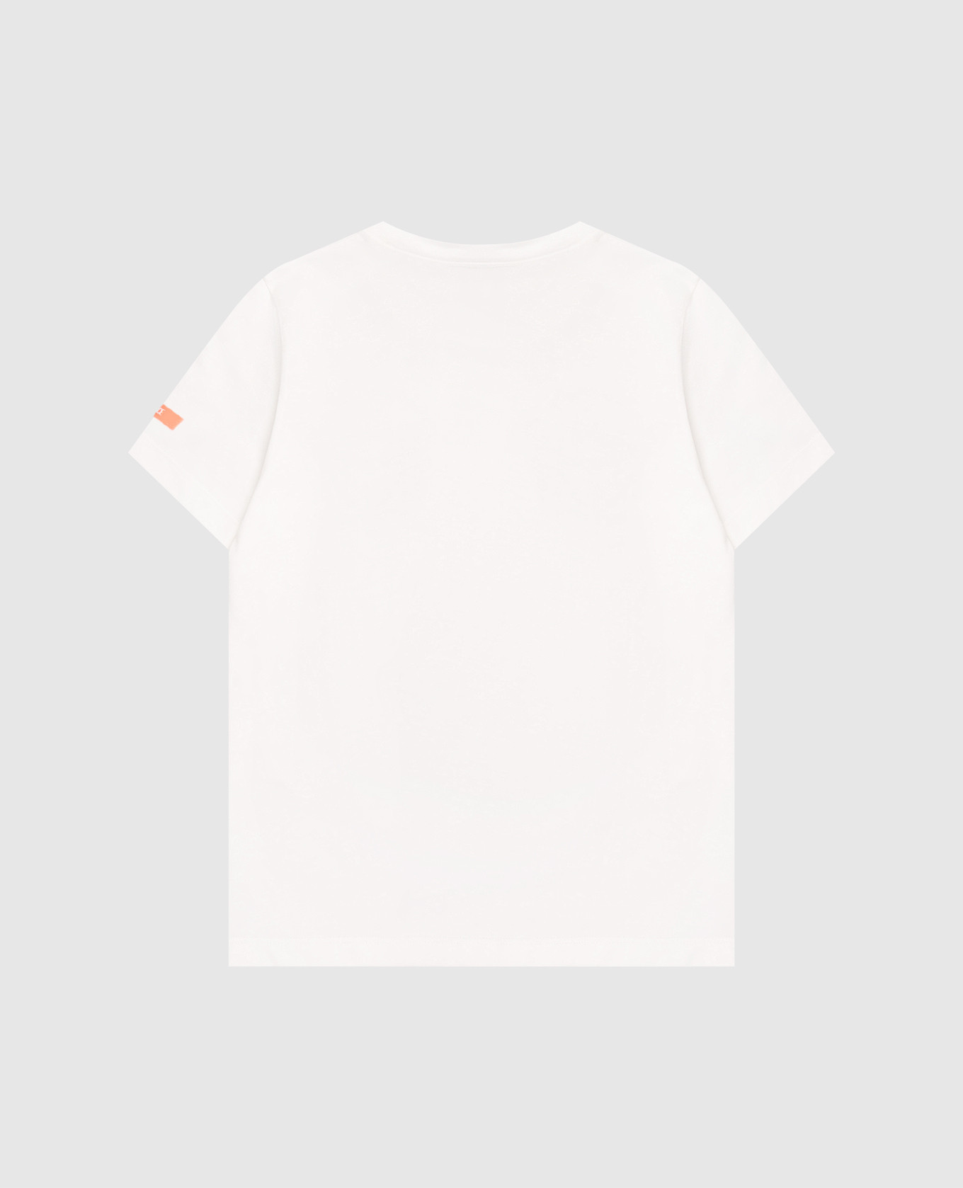 

Children's white T-shirt with print Versace