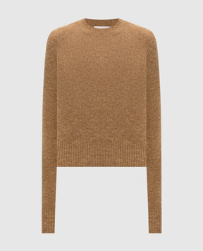 Ami Paris Brown wool sweater FKS824KN0021