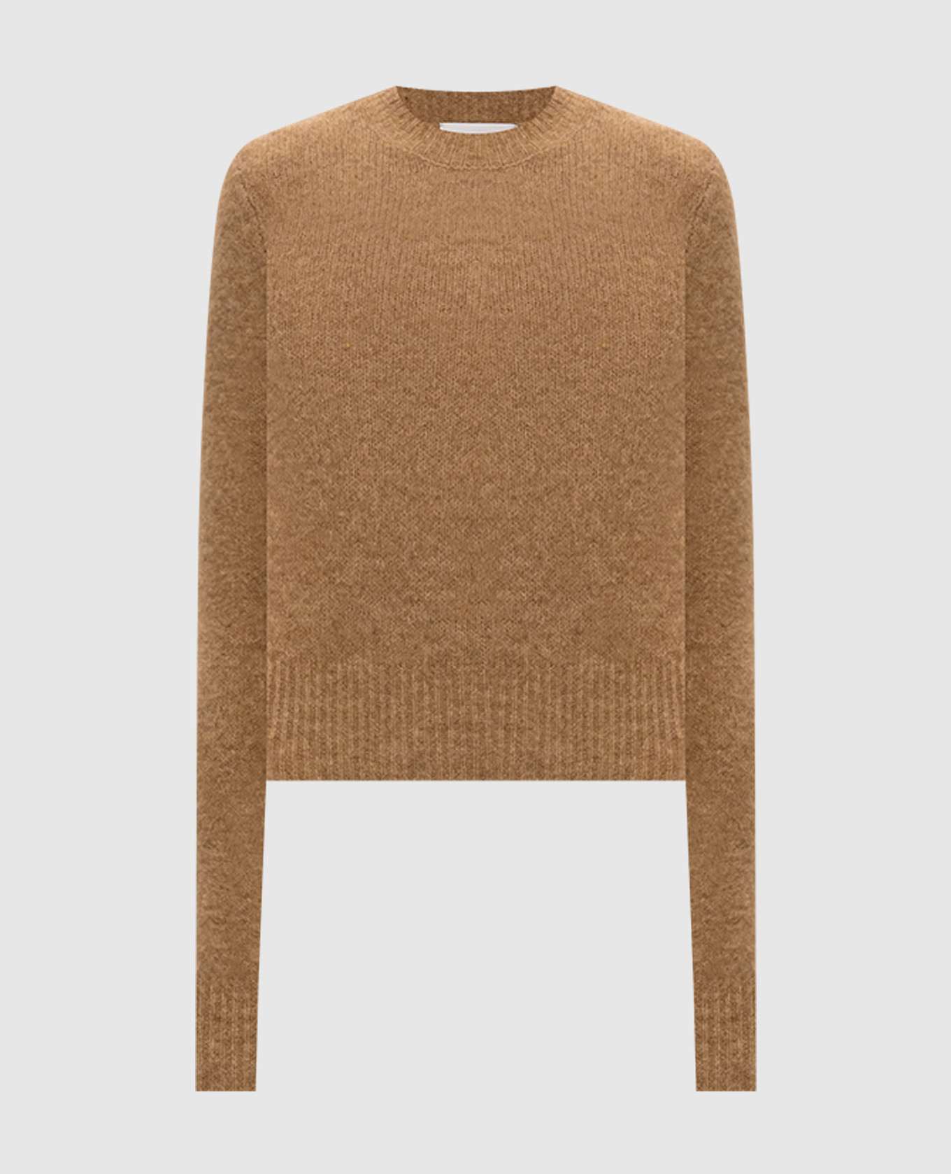 Brown wool sweater Ami Paris