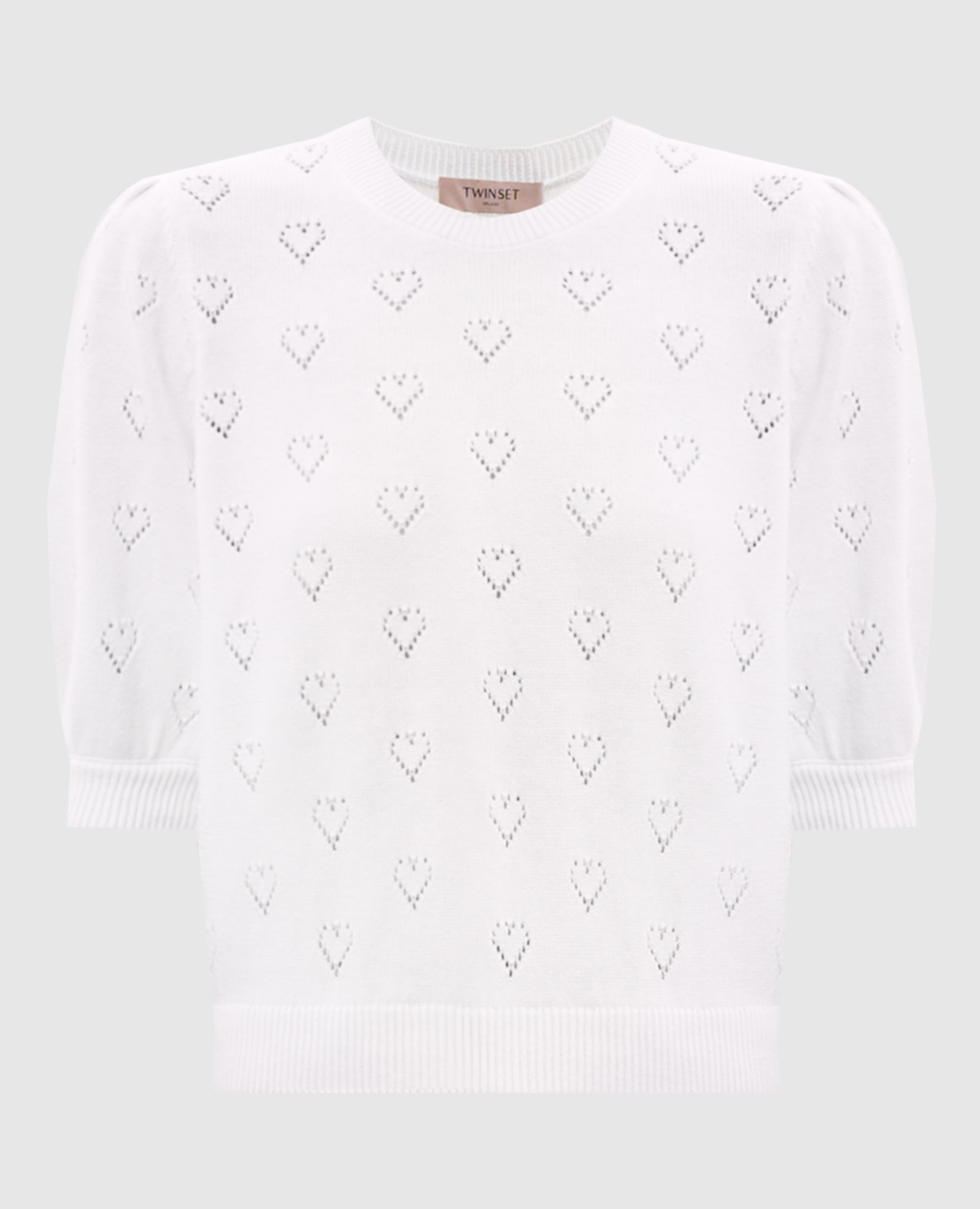 White cashmere top