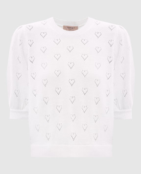 Twinset White cashmere top 262TP3020