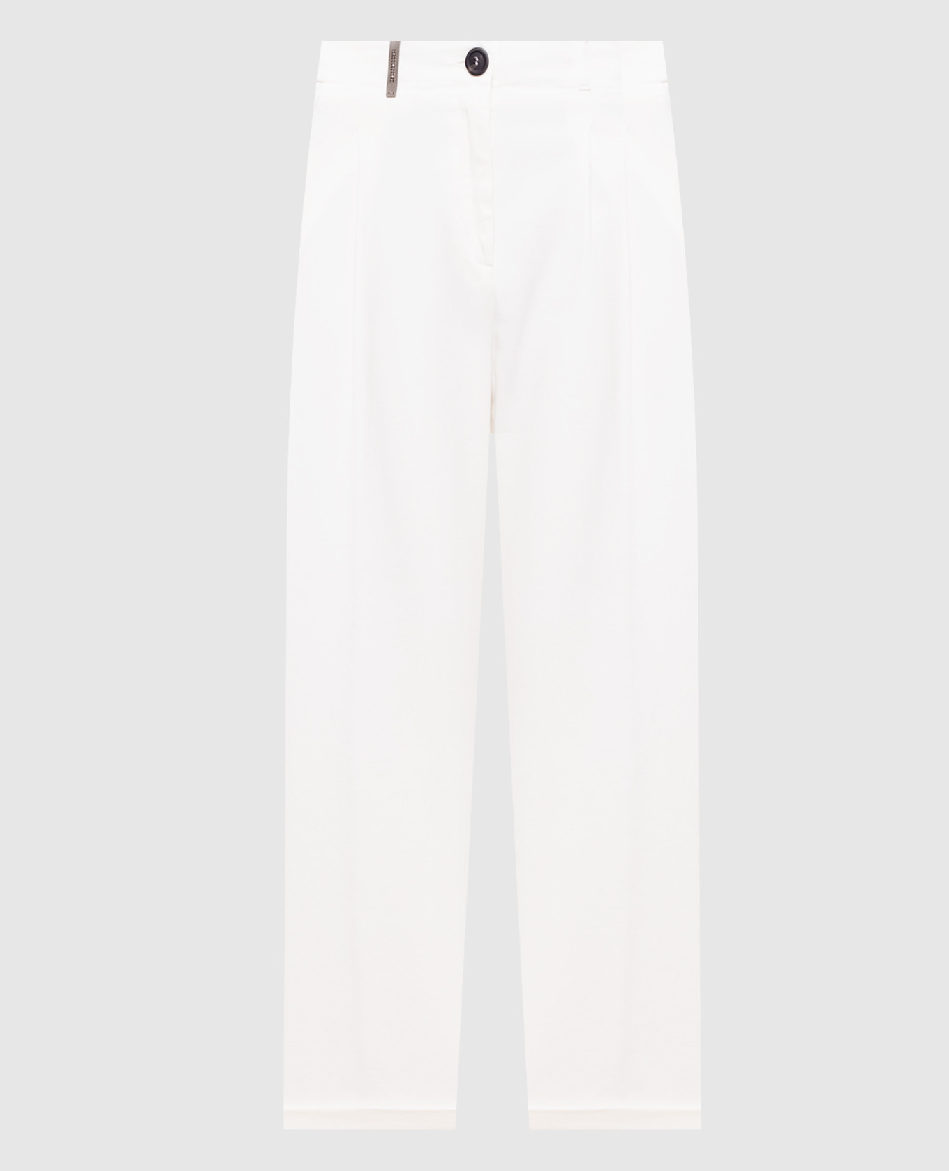 

White pants with lapels Peserico