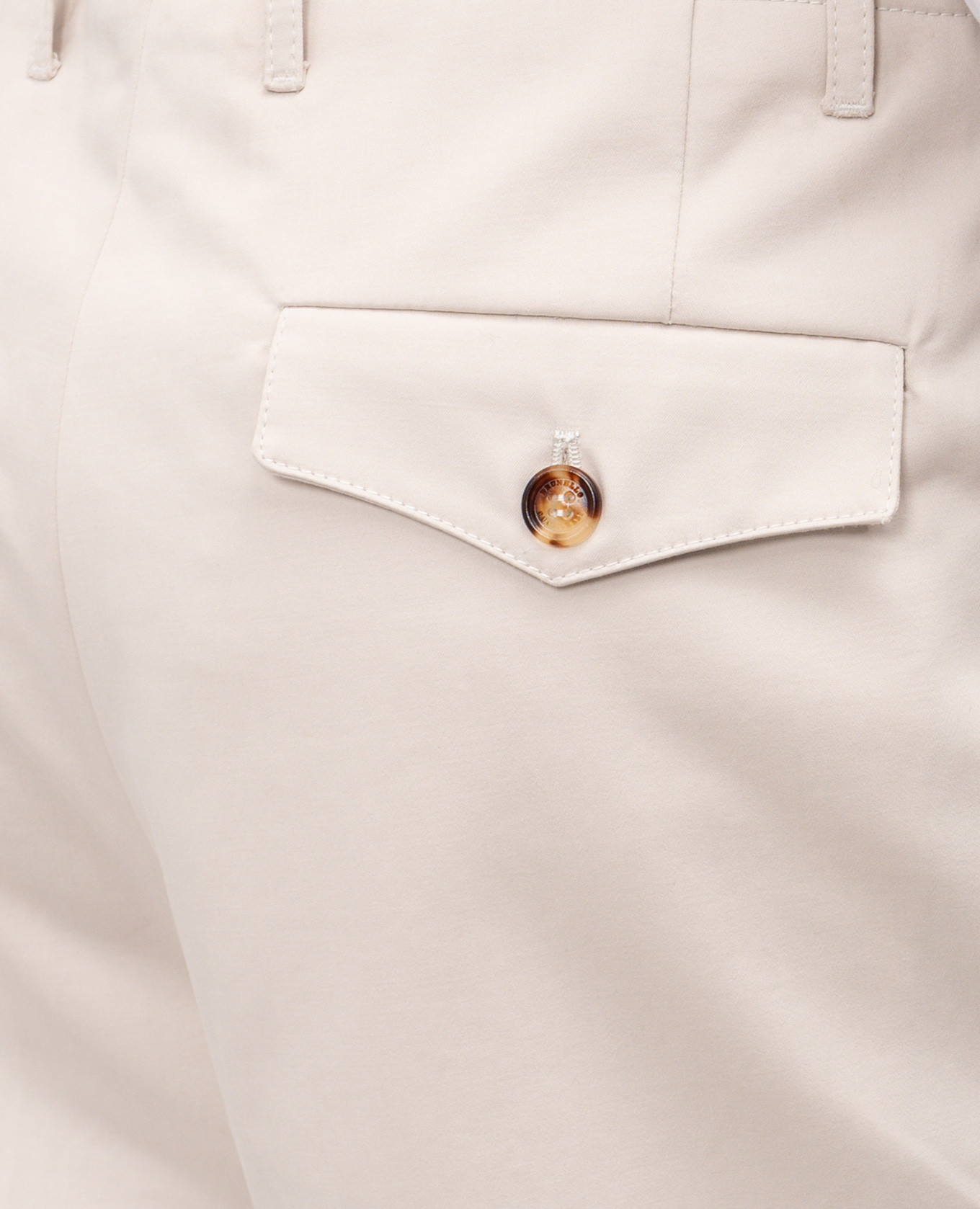 

Beige cotton pants Brunello Cucinelli